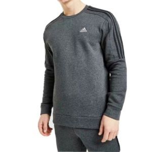 Adidas grey crew neck sweater / sweatshirt / small Unisex